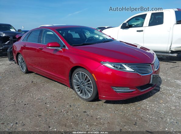 3LN6L2LUXGR621926 2016 LINCOLN MKZ HYBRID Maroon Front right