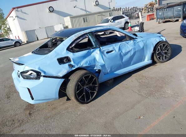 3MF13DM02P8C92129 2023 BMW M2 Light Blue Tył prawy