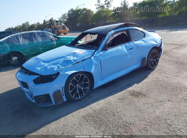3MF13DM02P8C92129 2023 BMW M2 Light Blue Przód lewy