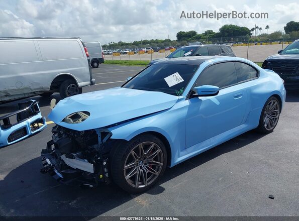 3MF23DM0XS8F16311 2025 BMW M2 Blue Przód lewy