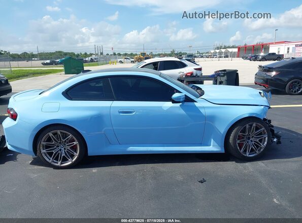 3MF23DM0XS8F16311 2025 BMW M2 Blue Widok wnętrza 360 stopni