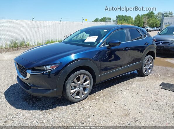 3MVDMBBL7MM316909 2021 MAZDA CX-30 Dark Blue Передняя левая четверть