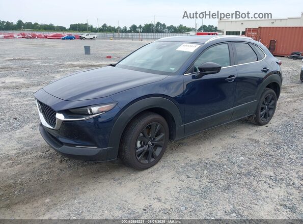 3MVDMBBM3SM791219 2025 MAZDA CX-30 Dark Blue Передняя левая четверть