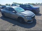 2021 Nissan Sentra S Xtronic Cvt Gray vin: 3N1AB8BV1MY208067