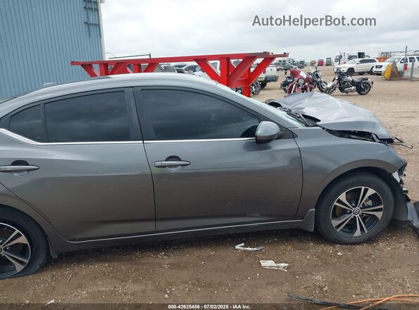 3N1AB8CV5MY285250 2021 NISSAN SENTRA Серый Вид задней части салона