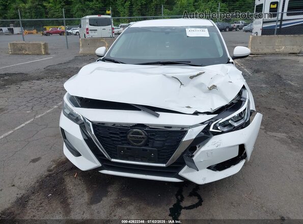 3N1AB8CV5MY305819 2021 NISSAN SENTRA White Սարքավորումների վահանակի տեսք