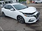 2021 Nissan Sentra Sv Xtronic Cvt White vin: 3N1AB8CV5MY305819