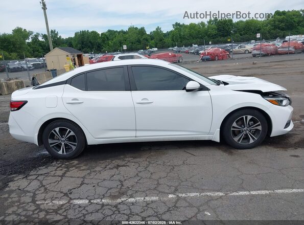 3N1AB8CV5MY305819 2021 NISSAN SENTRA White Սալոնի հետևի տեսք