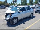 2018 Nissan Versa 1.6 S Серебряный vin: 3N1CN7AP6JL823610