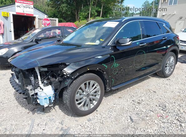 3PCAJ5BB0PF123449 2023 INFINITI QX50 Черный Передняя левая четверть