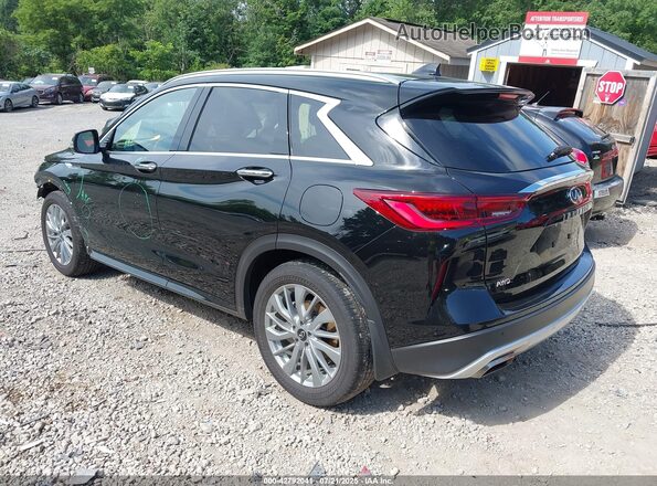 3PCAJ5BB0PF123449 2023 INFINITI QX50 Черный Задняя левая четверть