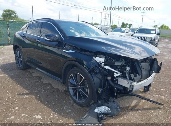 3PCAJ5JR6RF102641 2024 INFINITI QX55 Black Przód prawy