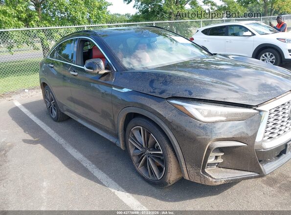 3PCAJ5L34NF101507 2022 INFINITI QX55 Black Front right