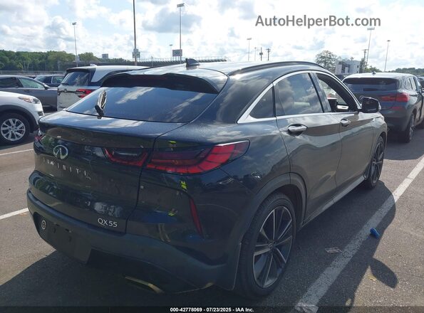 3PCAJ5L34NF101507 2022 INFINITI QX55 Black Rear right