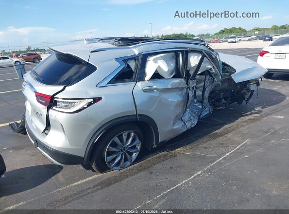 3PCAJ5M13LF107227 2020 INFINITI QX50 Серебряный Задняя правая четверть