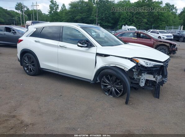 3PCAJ5M34LF108937 2020 INFINITI QX50 Белый Передняя правая четверть