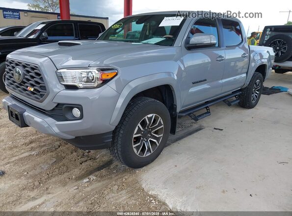 3TYCZ5ANXMT035307 2021 TOYOTA TACOMA Gray Vista tres cuartos delantera izquierda