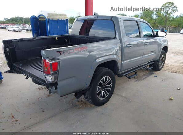 3TYCZ5ANXMT035307 2021 TOYOTA TACOMA Gray Trasero derecho