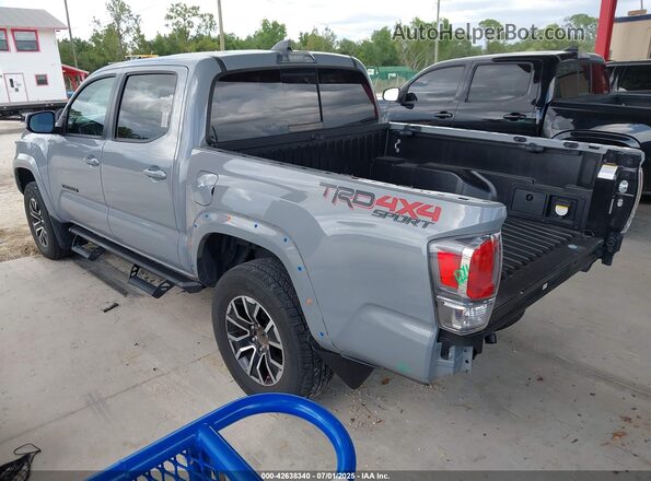 3TYCZ5ANXMT035307 2021 TOYOTA TACOMA Gray Trasero izquierdo