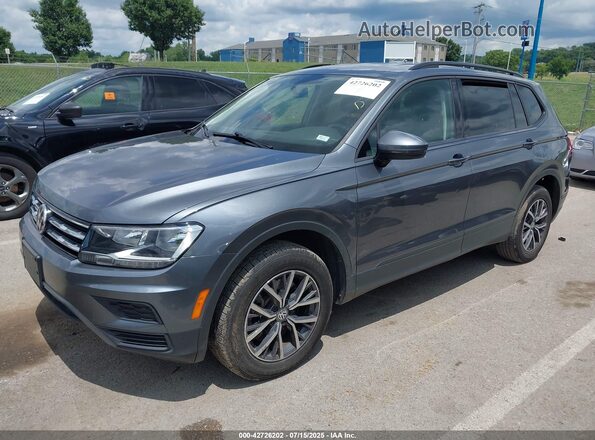 3VV0B7AXXMM025314 2021 VOLKSWAGEN TIGUAN Gray წინა მარცხენა ხედი სამი მეოთხედიდან
