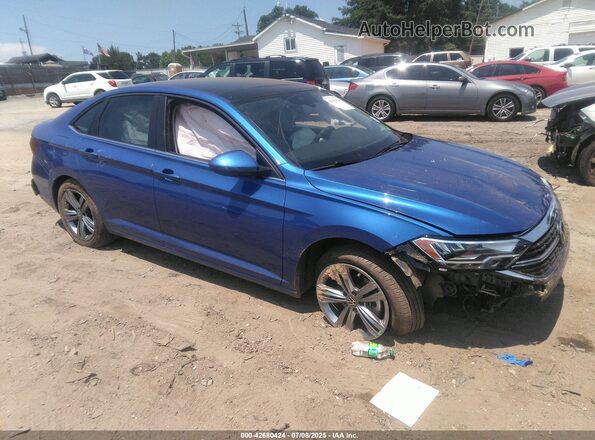 3VW7M7BU7PM026367 2023 VOLKSWAGEN JETTA Blue Delantero derecho