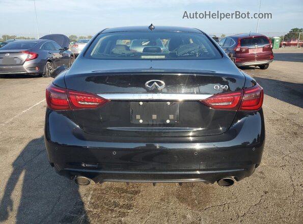 JN1EV7BP6MM707714 2021 INFINITI Q50 Black Front interior view