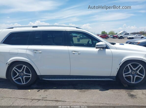 4JGDF7DE5HA925017 2017 MERCEDES-BENZ GLS 550 White Widok zestawu wskaźników