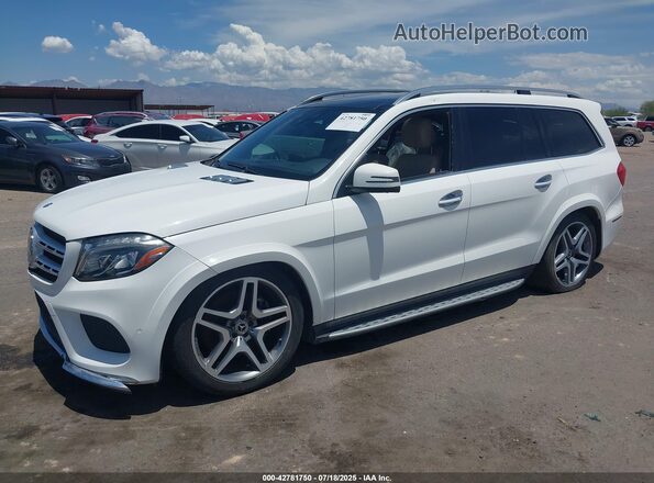 4JGDF7DE5HA925017 2017 MERCEDES-BENZ GLS 550 White Przód lewy