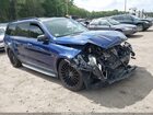 2017 Mercedes-benz Amg Gls 63 4matic Blue vin: 4JGDF7FE3HA909654