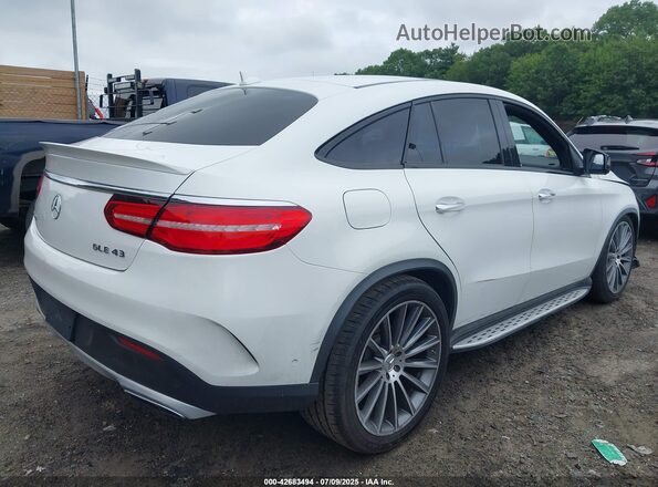 4JGED6EB6HA082258 2017 MERCEDES-BENZ AMG GLE 43 COUPE White Tył prawy