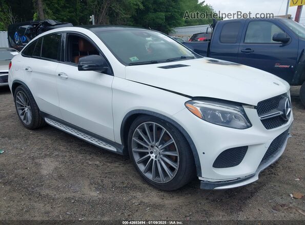 4JGED6EB6HA082258 2017 MERCEDES-BENZ AMG GLE 43 COUPE White Przód prawy