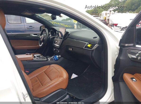 4JGED6EB6HA082258 2017 MERCEDES-BENZ AMG GLE 43 COUPE White Widok wnętrza z przodu