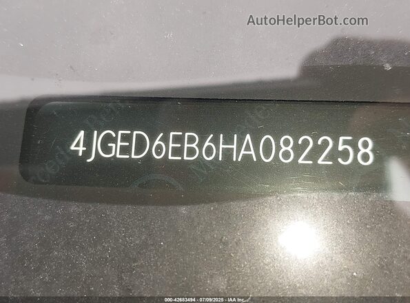 4JGED6EB6HA082258 2017 MERCEDES-BENZ AMG GLE 43 COUPE White Widok komory silnika