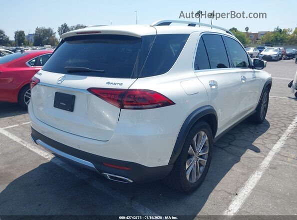 4JGFB4KB2LA192039 2020 MERCEDES-BENZ GLE 350 White Задня права чверть