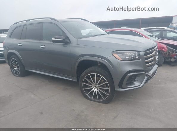 4JGFF5KEXRB203778 2024 MERCEDES-BENZ GLS 450 Серый Передняя правая четверть