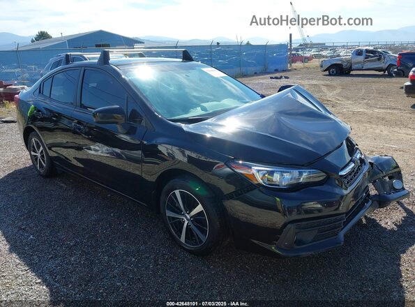 4S3GKAD65P3604150 2023 SUBARU IMPREZA Черный Передняя правая четверть