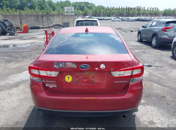 4S3GKAT6XL3601868 2020 SUBARU IMPREZA Red 