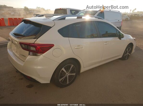 4S3GTAD68L3734494 2020 SUBARU IMPREZA Белый Задняя правая четверть