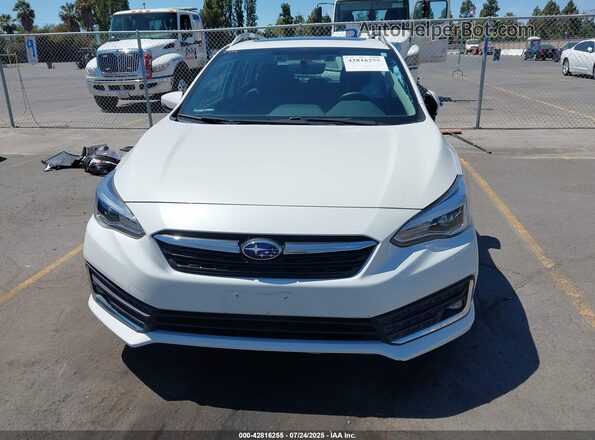4S3GTAU65L3728250 2020 SUBARU IMPREZA White ხელსაწყოთა პანელის ხედი