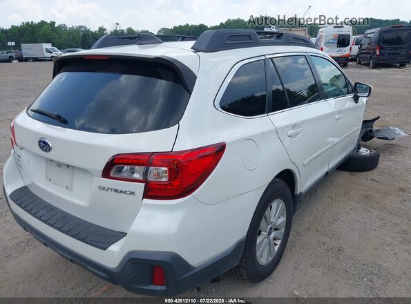 4S4BSACC4J3227900 2018 SUBARU OUTBACK Белый Задняя правая четверть