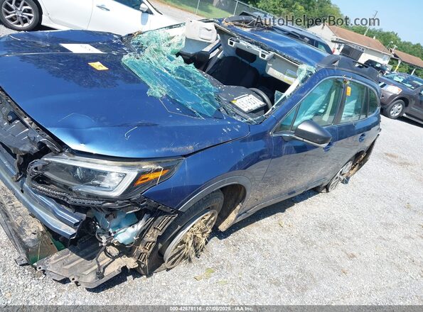 4S4BTAAC0L3209719 2020 SUBARU OUTBACK Blue Vista tres cuartos delantera izquierda