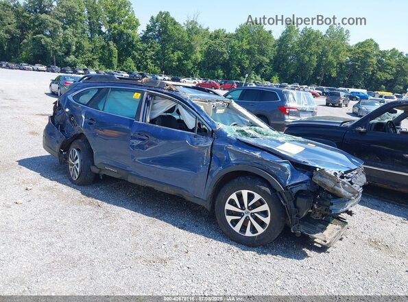4S4BTAAC0L3209719 2020 SUBARU OUTBACK Blue Delantero derecho