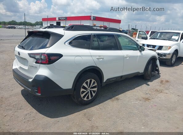 4S4BTACC5M3170933 2021 SUBARU OUTBACK White Rear right