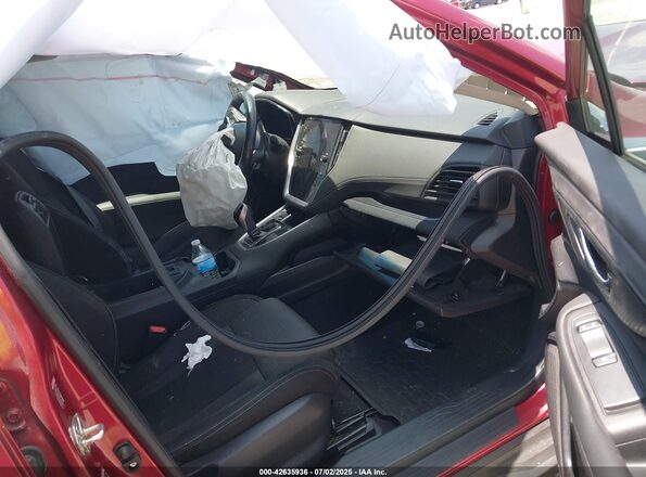 4S4BTADC3M3106789 2021 SUBARU OUTBACK Red Widok wnętrza z przodu