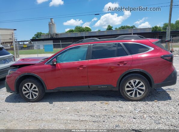 4S4BTADC3M3106789 2021 SUBARU OUTBACK Red Widok wnętrza 360 stopni