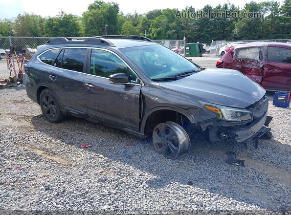4S4BTGLDXM3101912 2021 SUBARU OUTBACK Gray Delantero derecho