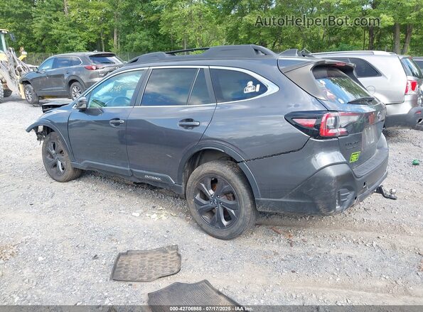 4S4BTGLDXM3101912 2021 SUBARU OUTBACK Gray Trasero izquierdo