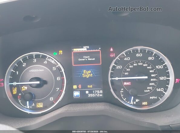 4S4WMARD3L3452677 2020 SUBARU ASCENT White Вид задніх сидінь