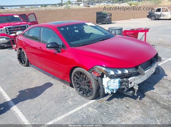 4T1FZ1FB0LU044264 2020 TOYOTA AVALON Красный Передняя правая четверть
