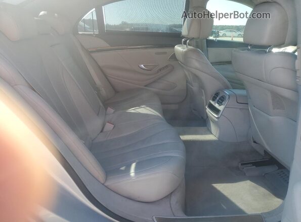 WDDUG8FB3GA210087 2016 MERCEDES-BENZ S-CLASS Серебряный Вид задней части салона